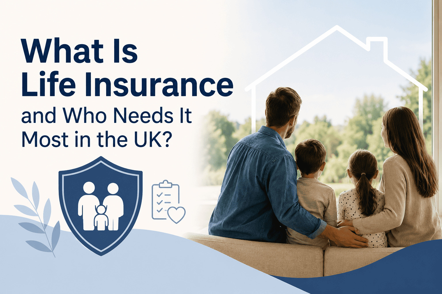 Family protected by life insurance coverage illustrating who needs life insurance most in the UK and how financial protection supports loved ones.